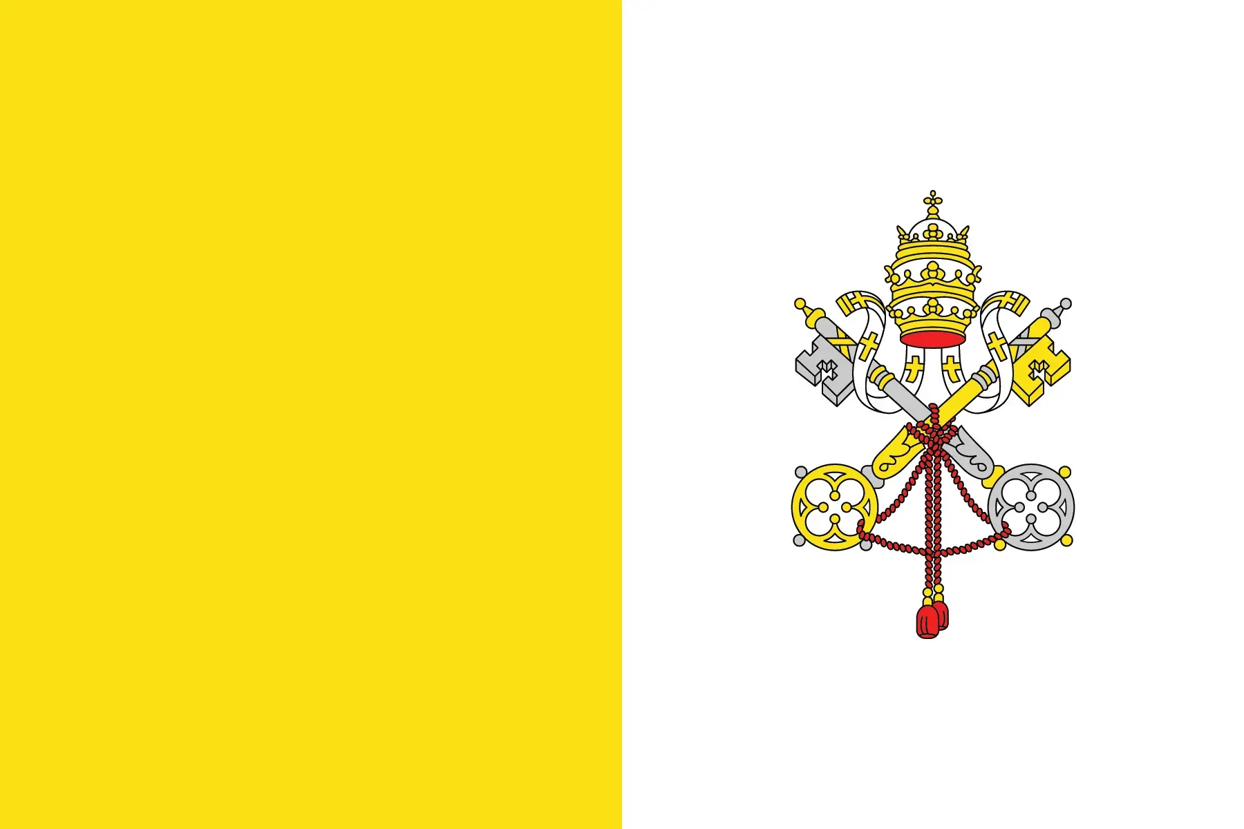 Vatican City State (Holy See) Flag