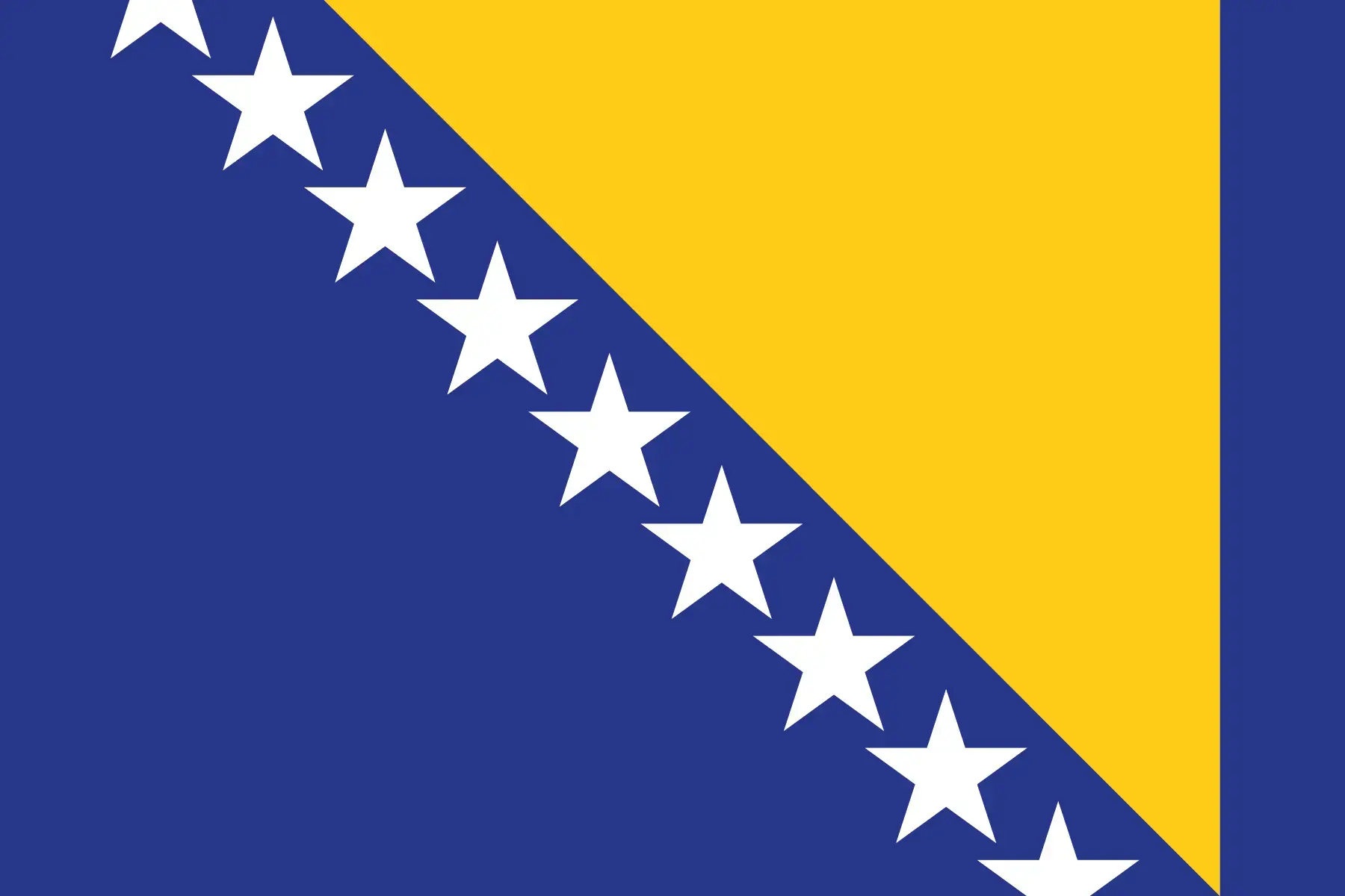 Bosnia and Herzegovina Flag