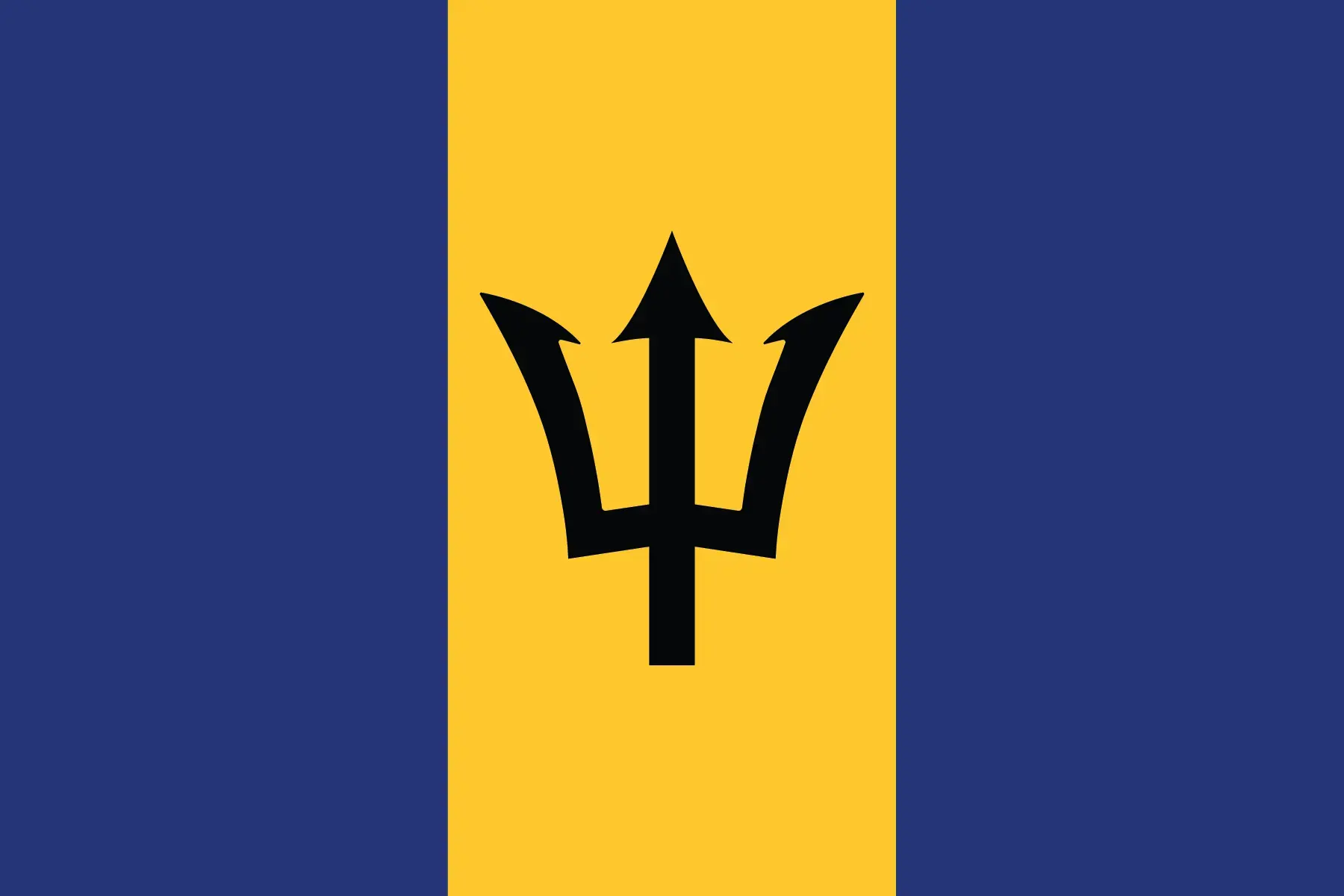 Barbados Flag