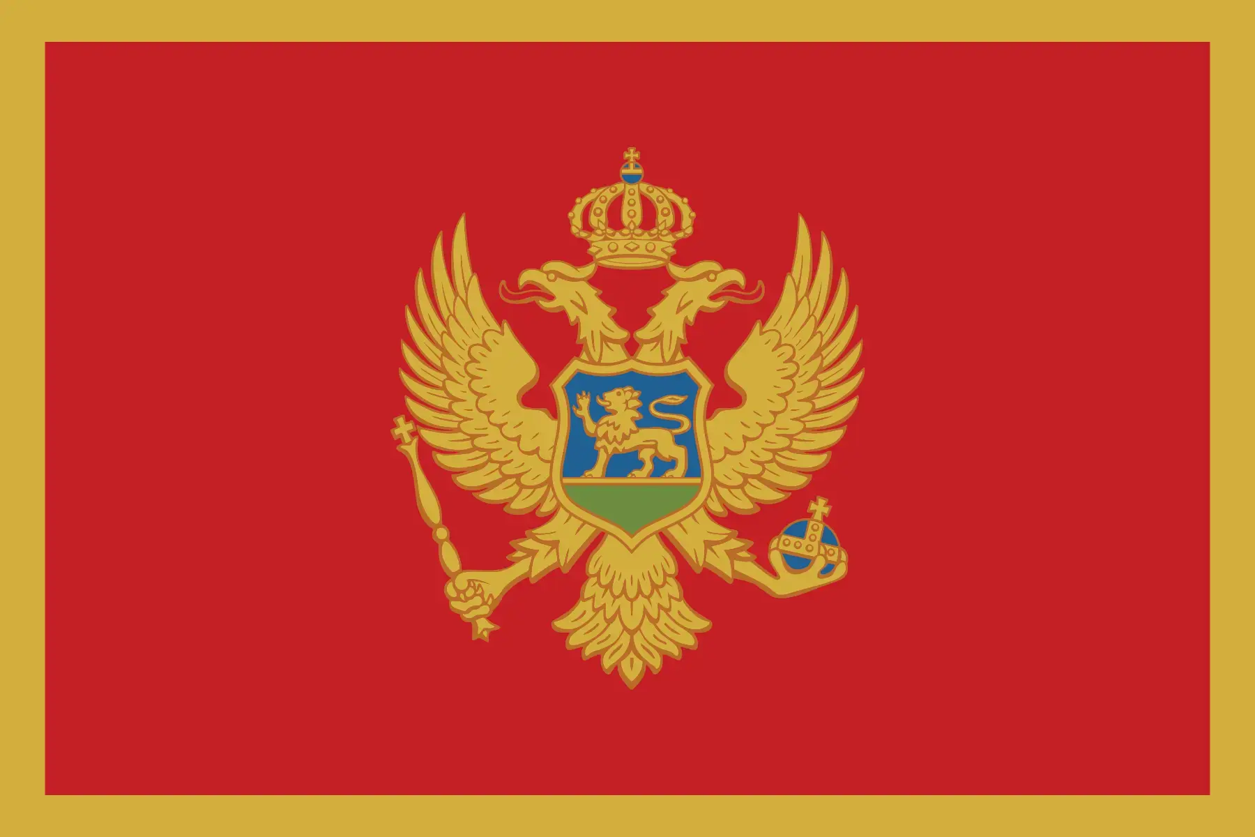 Montenegro Flag