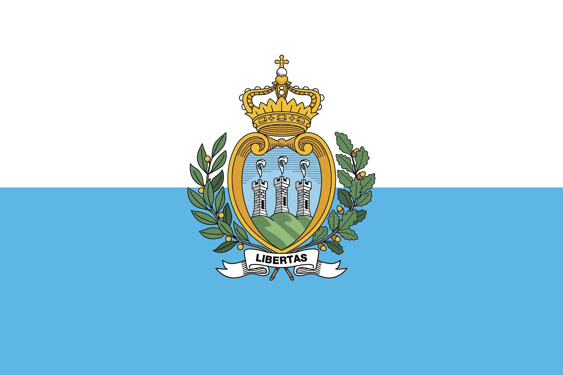 San Marino Flag