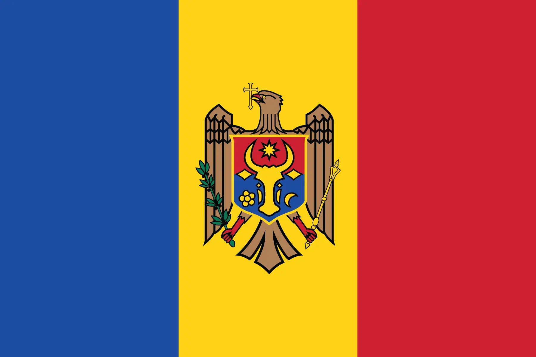 Moldova Flag