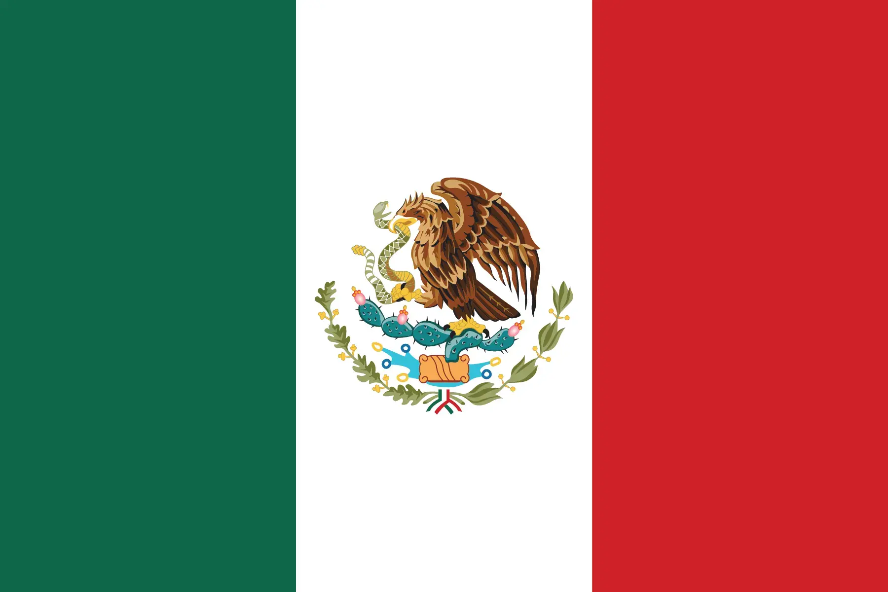 Flagge von Mexico