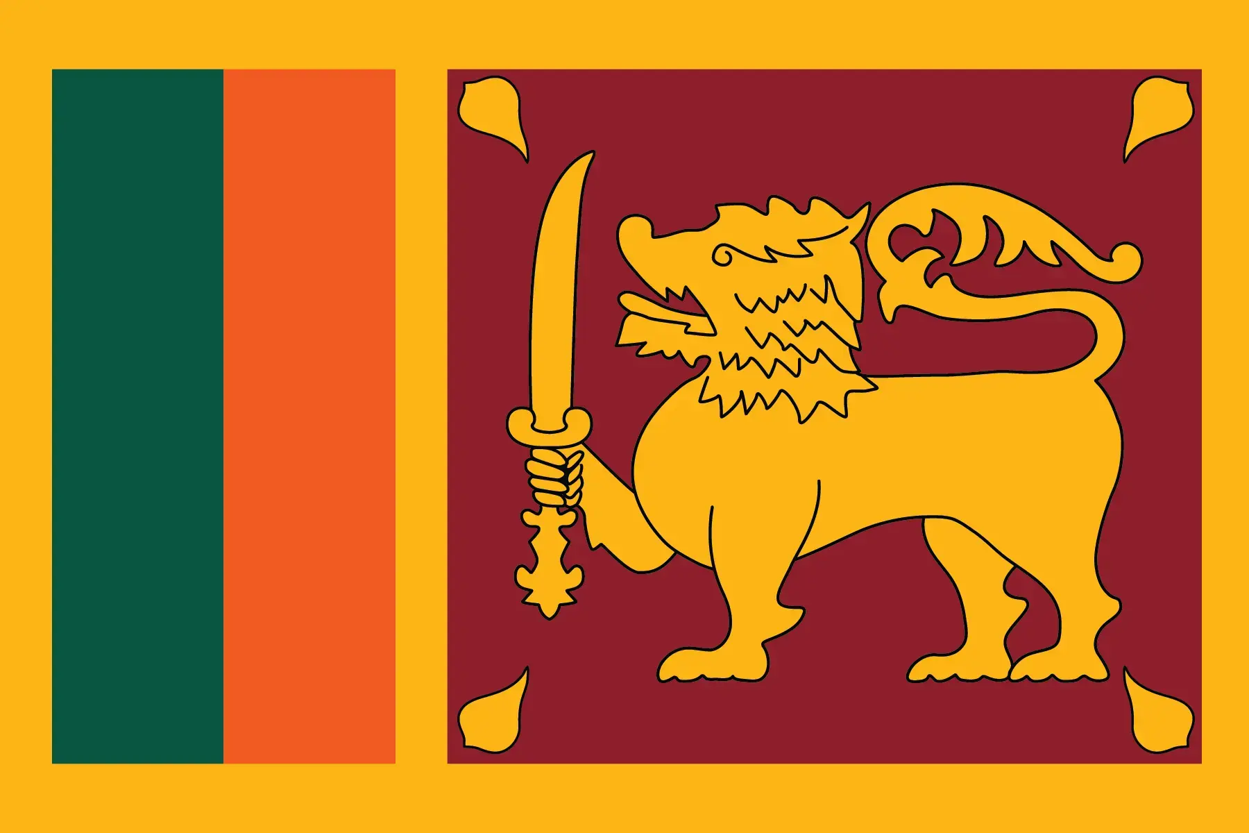 Sri Lanka Flag